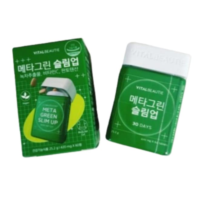 Vital Beautie MetaGreen Slim Up 420mg ? 60 tabletten, Gewichtsbeheer