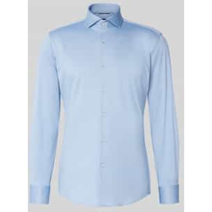 slim fit zakelijk overhemd van ademend materiaal model 'P-HANK-SPREAD'