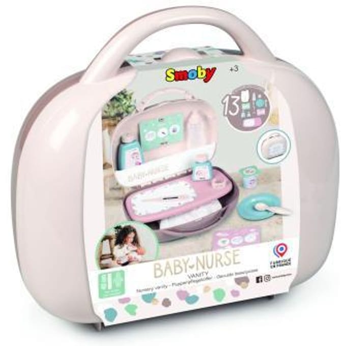 Smoby Baby Nurse Verzorgingskoffertje Poppen toebehoren