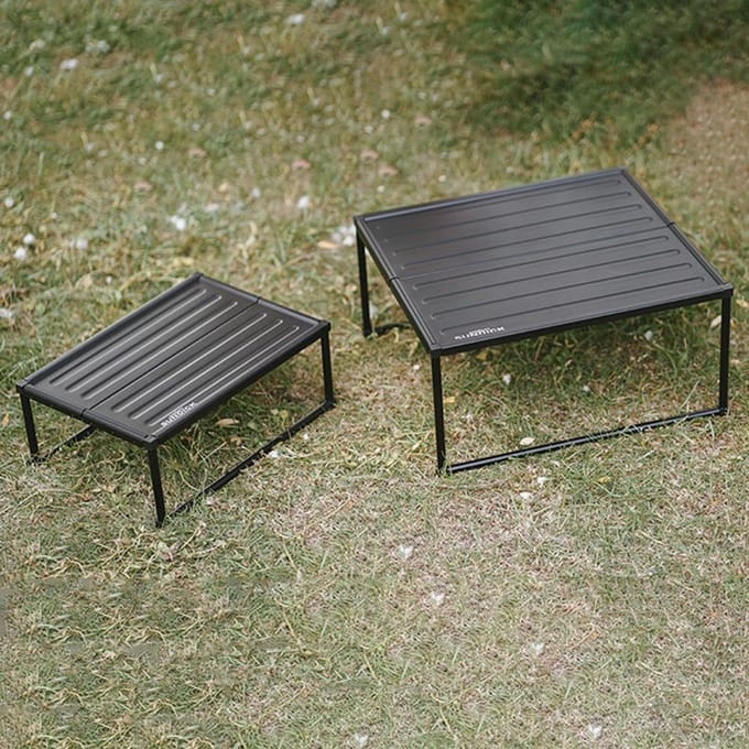 Opklapbare tafel Draagbare lichtgewicht campingtafel voor buiten backpacken BBQ-picknick L
