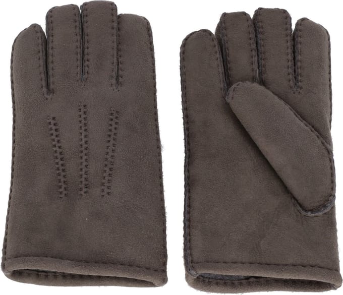Joop! Handschoenen Leder - Jongens - grey