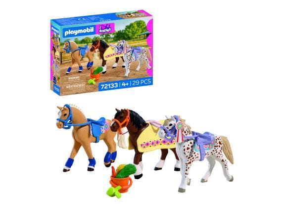 Playmobil Horses Drie Verzamelpaarden - 72133
