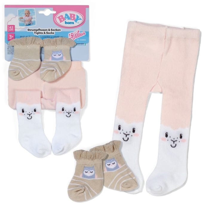 Baby Born Tights & Socks Sheep 2ass.43cm