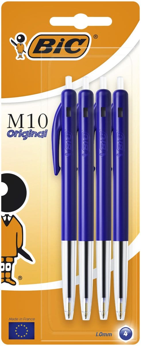 Balpen bic m10 m blauw | 20 stuks