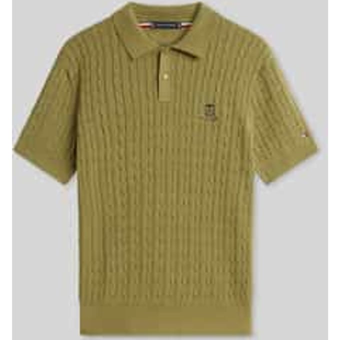 poloshirt met logodetail
