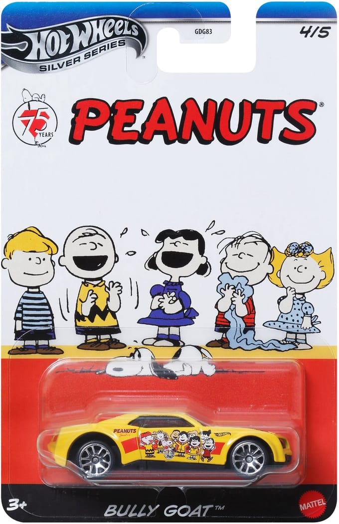 Hot Wheels Peanuts Bully Goat JCB83 4/5