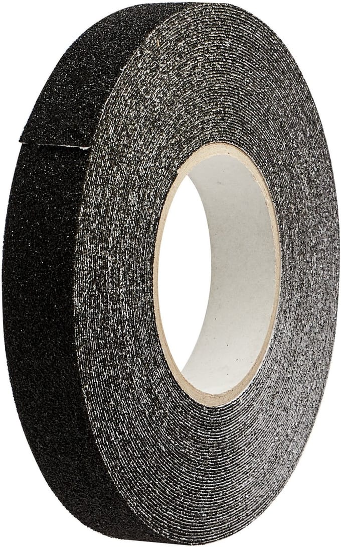 25mm - Antislip Tape - Zwart - 18 Meter Op Rol
