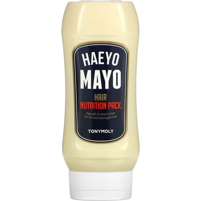TonyMoly, Heyo Mayo Hair Nutrition Pack, 250ml (8.45fl oz) beige