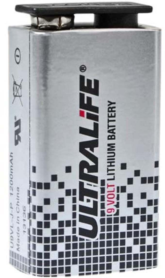 9 Volt Lithium Batterij 1200mAh - Langdurige Energiebron voor Rookmelders