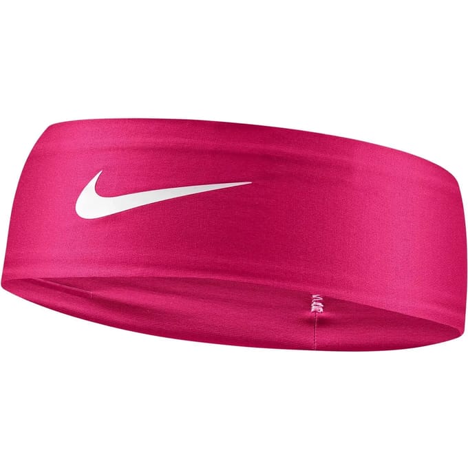 Nike sport hoofdband Dri-Fit Fury Classic roze - comfortabele haarband.