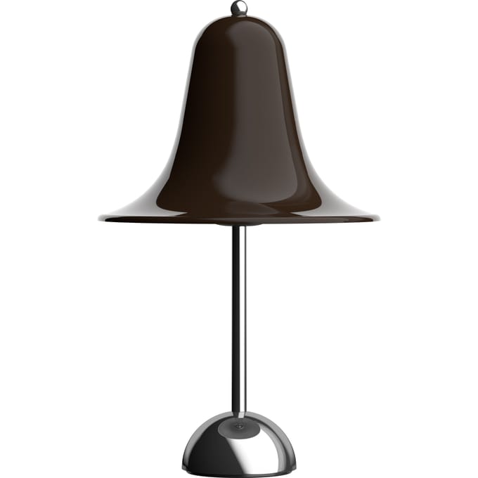 VERPAN tafellamp Pantop, bruin, hoogte 23 cm, metaal, E14