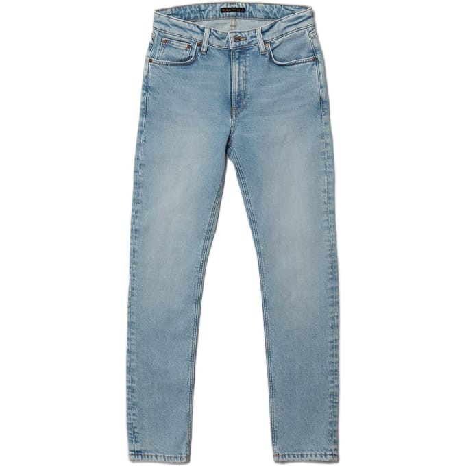 Nudie Jeans Mellow Mae Summer Breeze Light Blue Größe: W32L30 | Slim Jeans Outlet | Damen | Blau