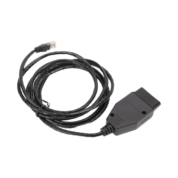 Zwarte Programmeerkabel ENET Interfacekabel OBD2 Programmeerkabel Vervanging voor F-serie 3-serie 5-serie black