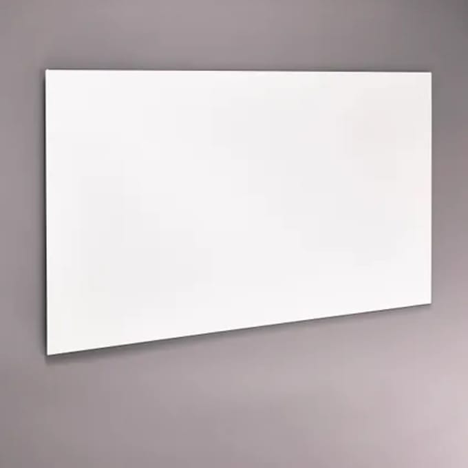 Mottez Spatscherm Keuken 50x90cm Metaal Wit