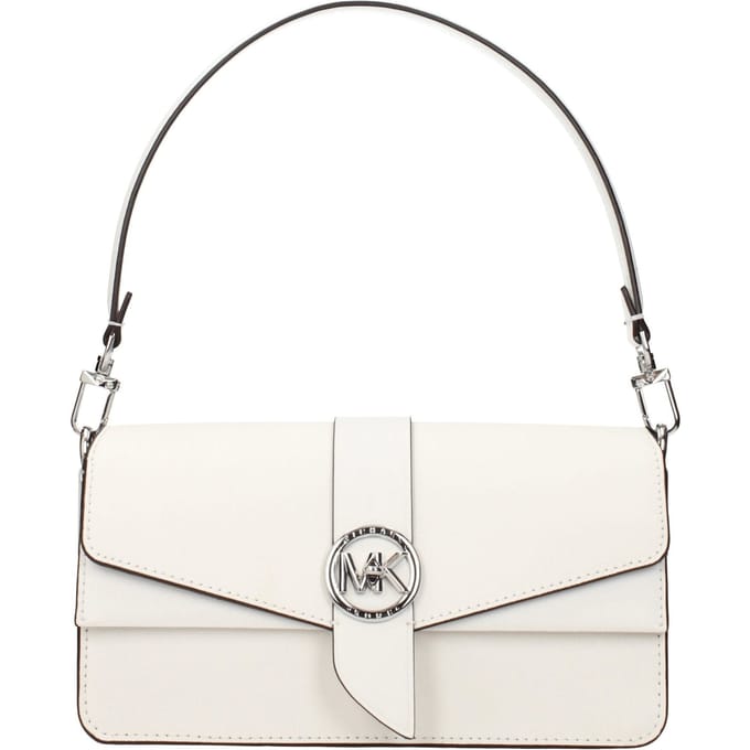 Michael Kors Witte Leren Handtas
