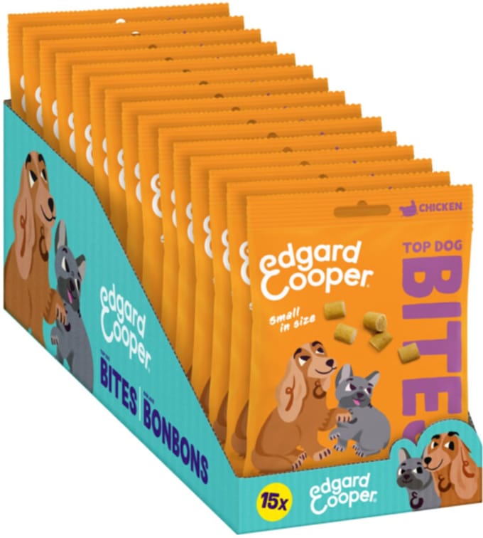 15x Edgard & Cooper Adult Bite S Kip 50 gr