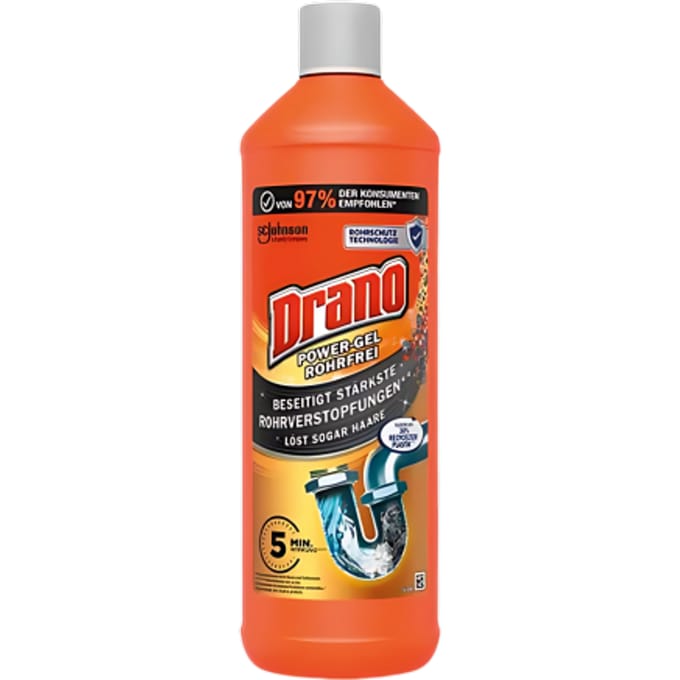Drano Power Gel Gootsteenontstopper - 1000 ml