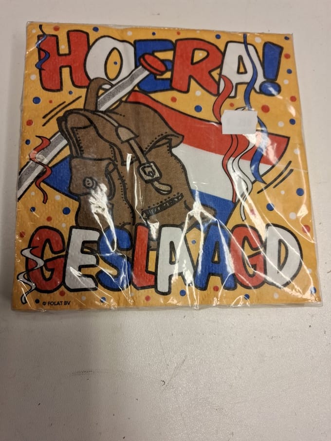 Servetten Hoera Geslaagd