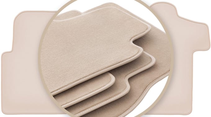 PREMIUM beige vloermatten voor: Renault Master II 3-zits 2010-