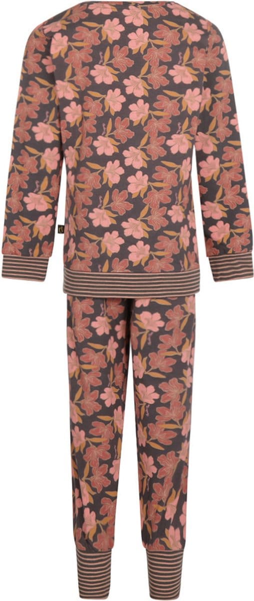 Charlie Choe meisjes pyjama Let me Sleep Dark Grey