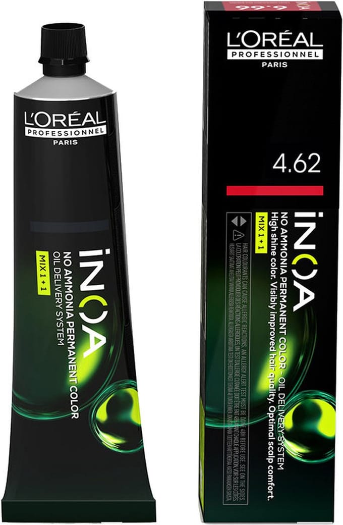 Permanente Kleur L'Oreal Professionnel Paris Inoa Nº 4.62 60 g