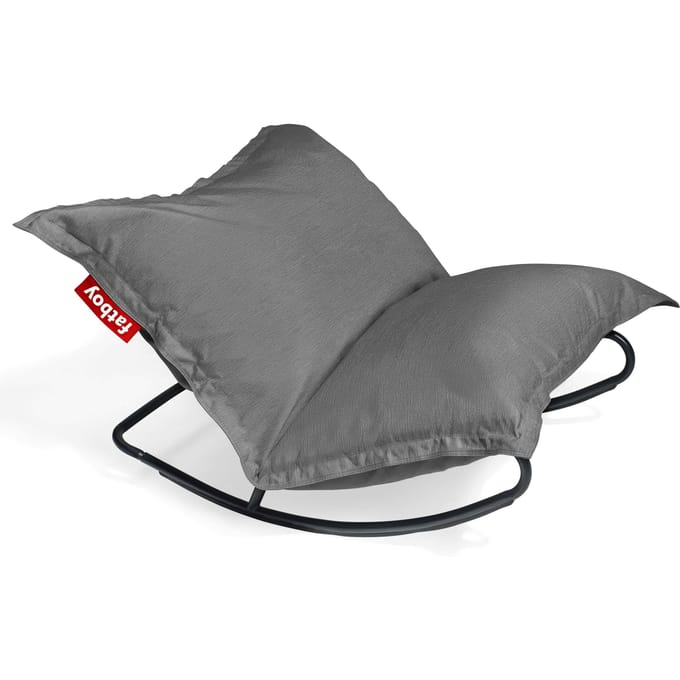 fatboy Rock 'N Roll + Original zitzak voor buiten - Rock Grey - Black