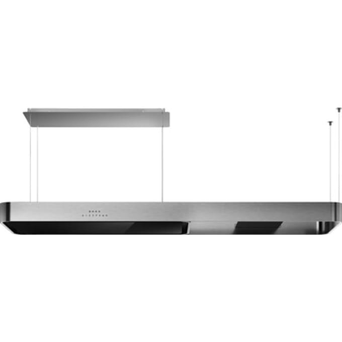 SMEG Eilandkap Afzuigkap, Eilandkap, Isola, Roestvrijstaal en glas, 180 cm
