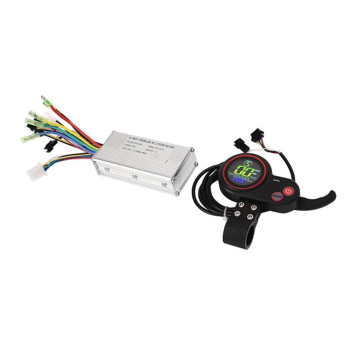 Elektrische Fiets Motor Controller LCD Kleurenscherm Paneel voor 36V 500W Borstelloze Motor 36V 48V 22A white