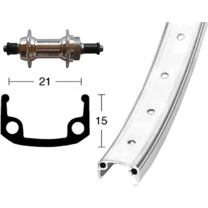 Fietswiel Wiener Winora 36 TR.BLO.Rapide 6/7V