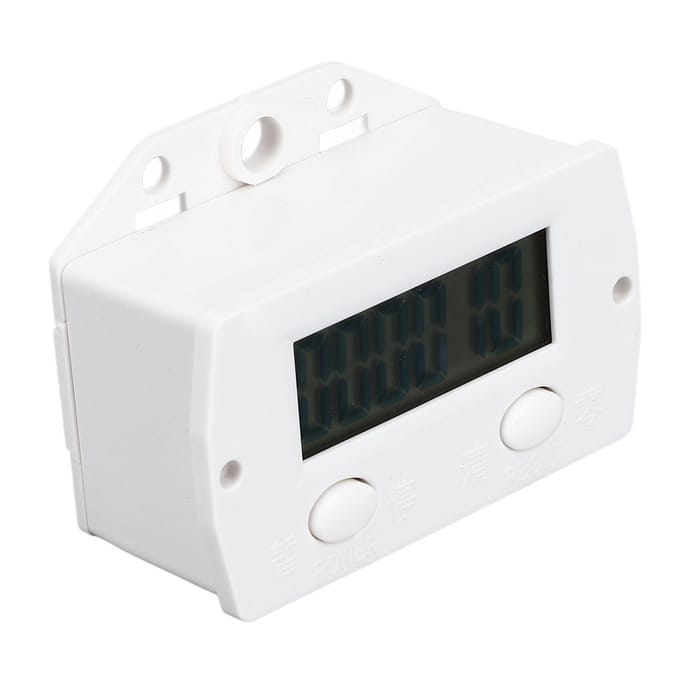 BERM Elektronische Teller Magnetische Inductie Digitale Weergave Industriële Pons Teller 0‑999999 white
