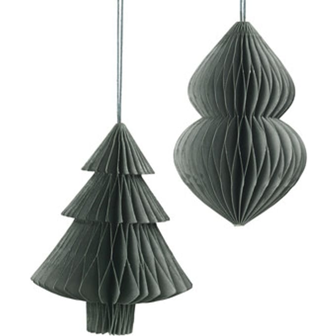 Kerst decoraties Broste Copenhagen DECO 'CHRISTMAS MIX' PAPIER X2