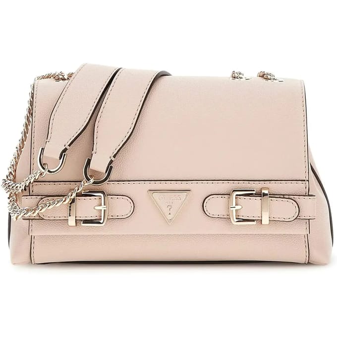 GUESS Schoudertas Eco Ali Convertible Xbody Flap Bag Almond Beige