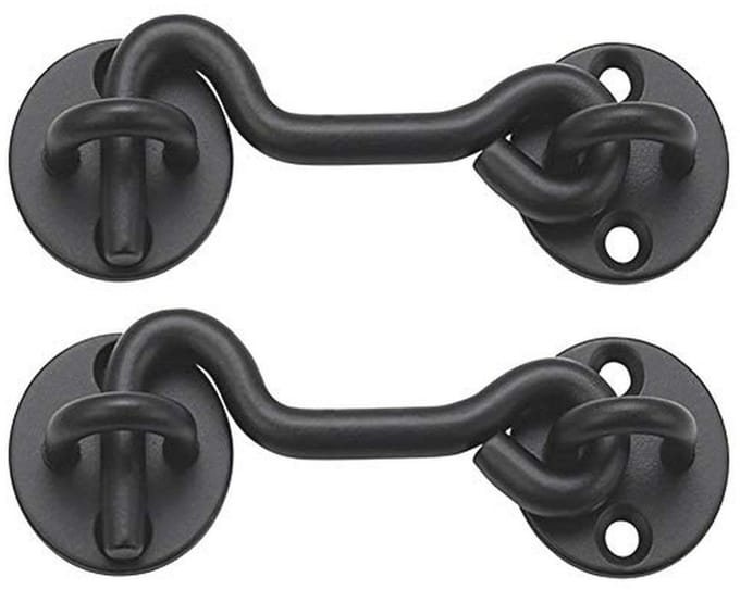 Privacy Haak en Oogvergrendeling 4 inch - 2 Pack voor Deuren