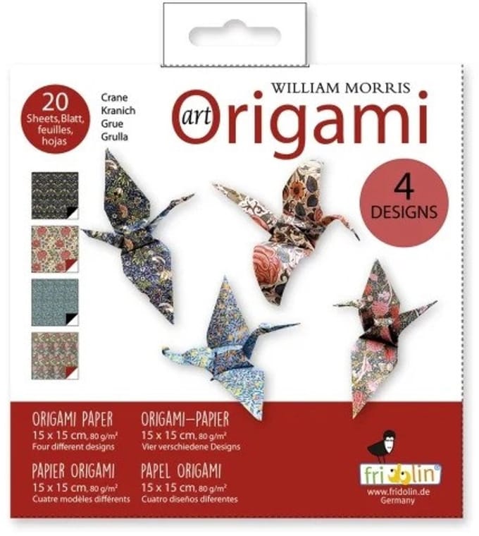 Fridolin Art Origami 15x15 cm 20 vel William Morris