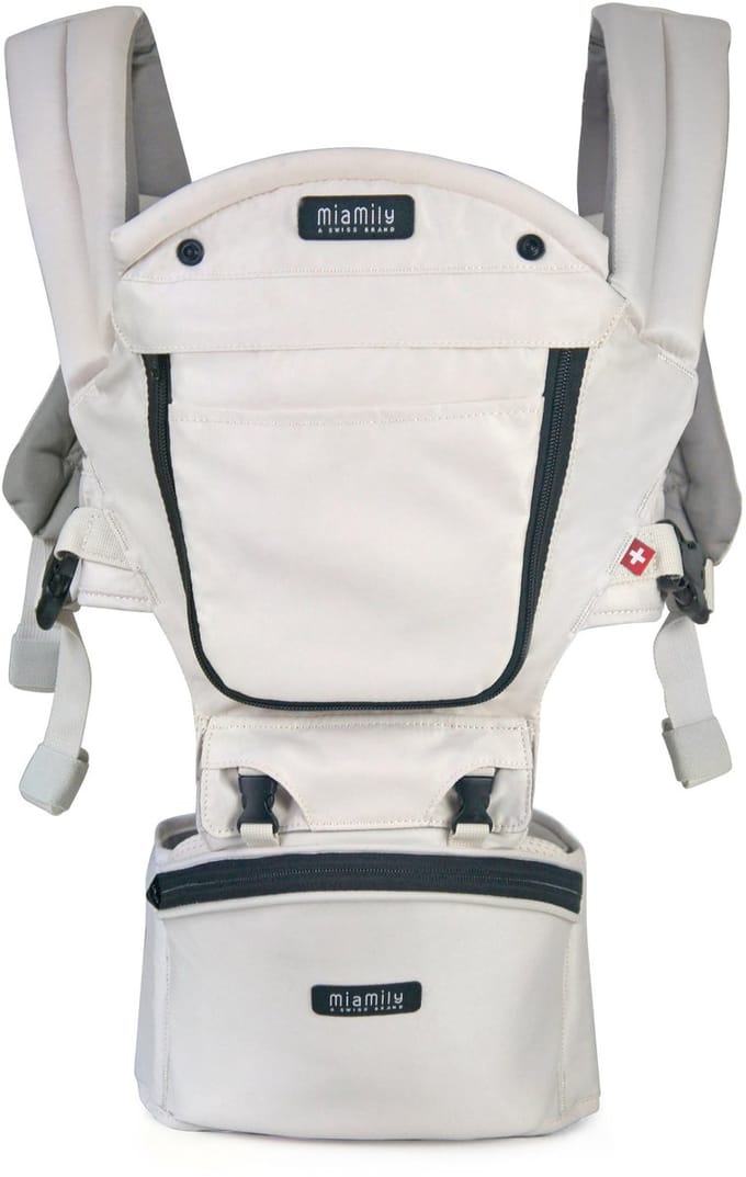 MiaMily Hipster Plus - Ergonomische Draagzak - Baby carrier - Beige