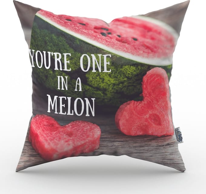 Valentijn kussen You're one in a melon - 30 cm