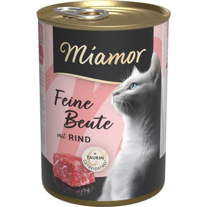 Miamor Fijne Prooi 24 x 400 g Kattenvoer - Rund