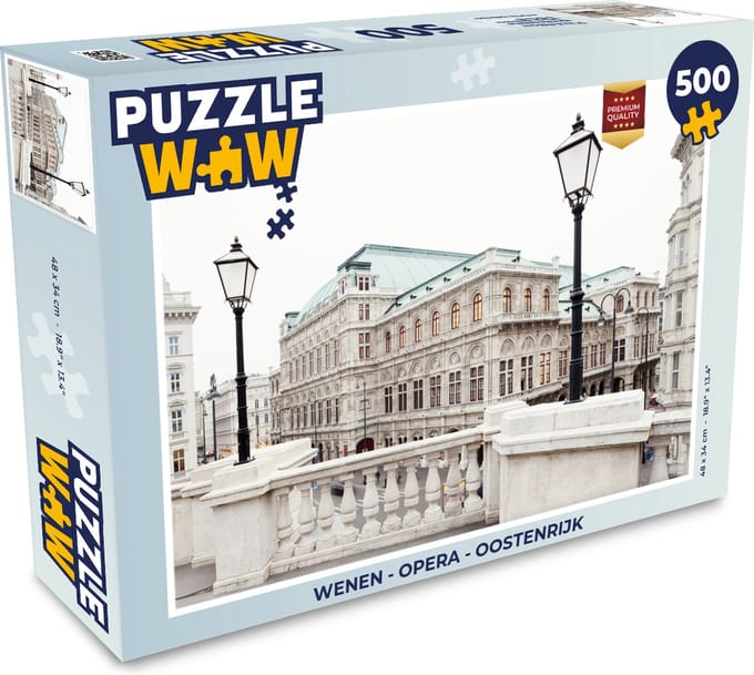 Puzzel Wenen - Opera - Oostenrijk - Legpuzzel - Puzzel 500 stukjes