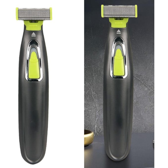 Elektrische Baardtrimmer USB Opladen Laag Geluidsniveau Dubbelzijdige Tanden Wasbaar Mannen Baardtrimmer black