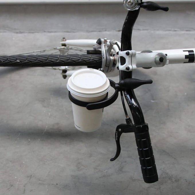 Qualy Fietsbekerhouder Met Vogel - Zwart