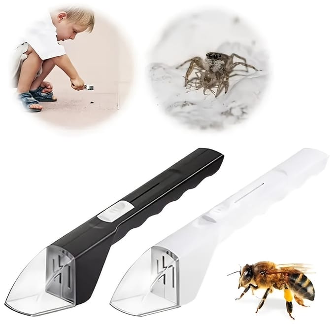 Livé® Draagbare Handheld Insectenval – Veilig & Batterijvrij Gebruik