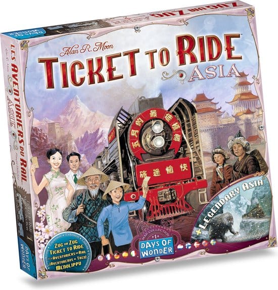Bordspellen Days of Wonder Les Aventuriers du Rail : Asie
