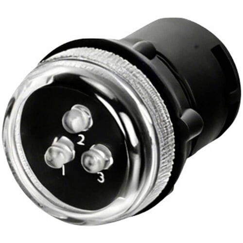 TRU COMPONENTS TC-14131060 LED-signaallamp Wit Rond 400 V