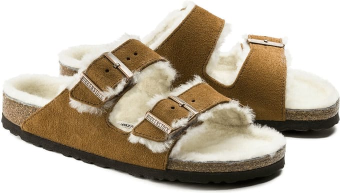Birkenstock - Arizona VL Shearling Mink - Regular - Maat 45