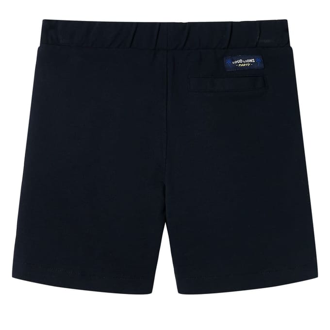 vidaXL - Kindershorts - met - trekkoord - 92 - marineblauw