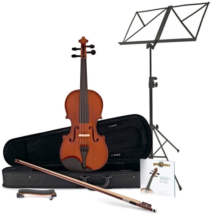 1/4 Studieviool + Accessoirepakket van Gear4music