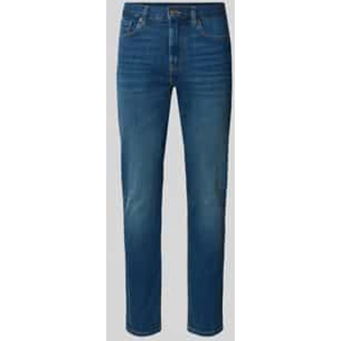 Slim fit jeans van katoenmix