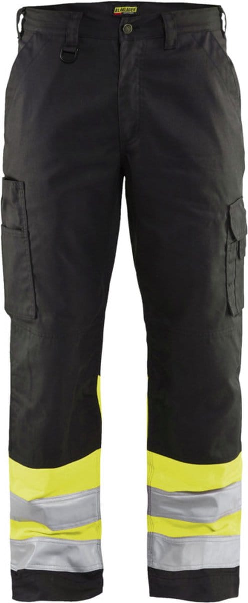 Blaklader Werkbroek High Vis 1564-1811 - Zwart/High Vis Geel - D92