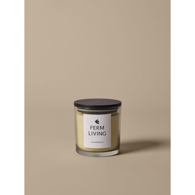 Ferm Living Vitto geurkaars - FermLivingLightCeledon - Hoogte 10 cm