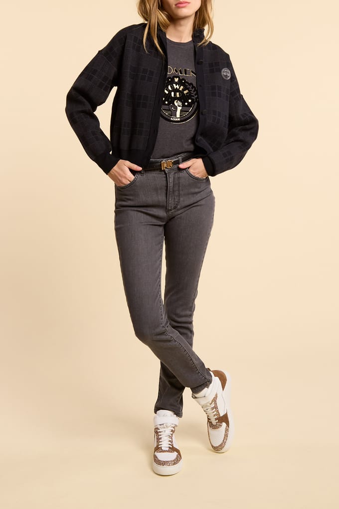 ICode Charcoal Slim Jeans Anthracite Taglia: 24 | Jeans Slim Fit Outlet | Donna